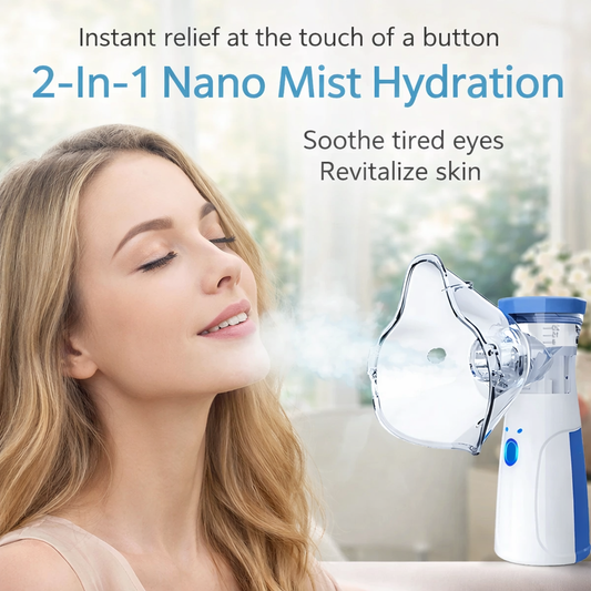 NanoGlow™ Mini Facial Mist Sprayer – Deep Hydration & Skin Refresh